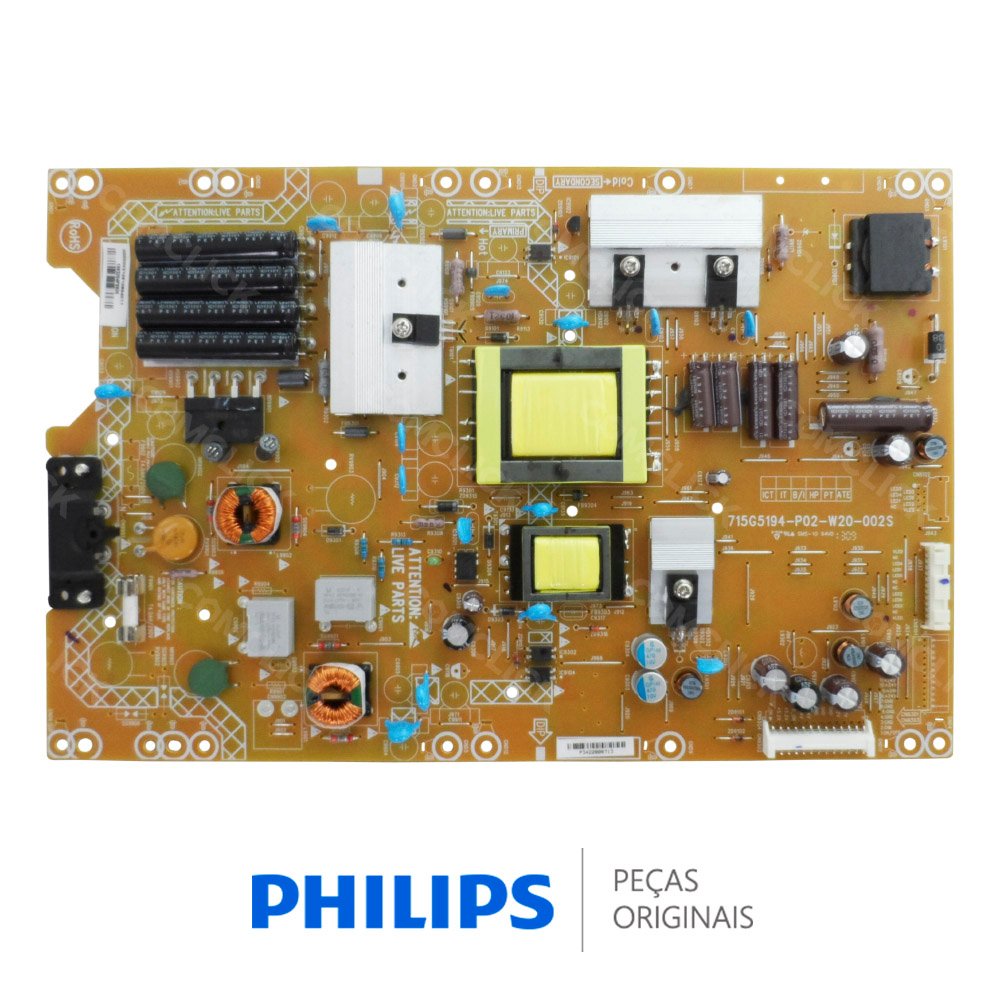 Placa Fonte 715G5194-P02-W20-002S TV Philips 32PFL4007D/78
