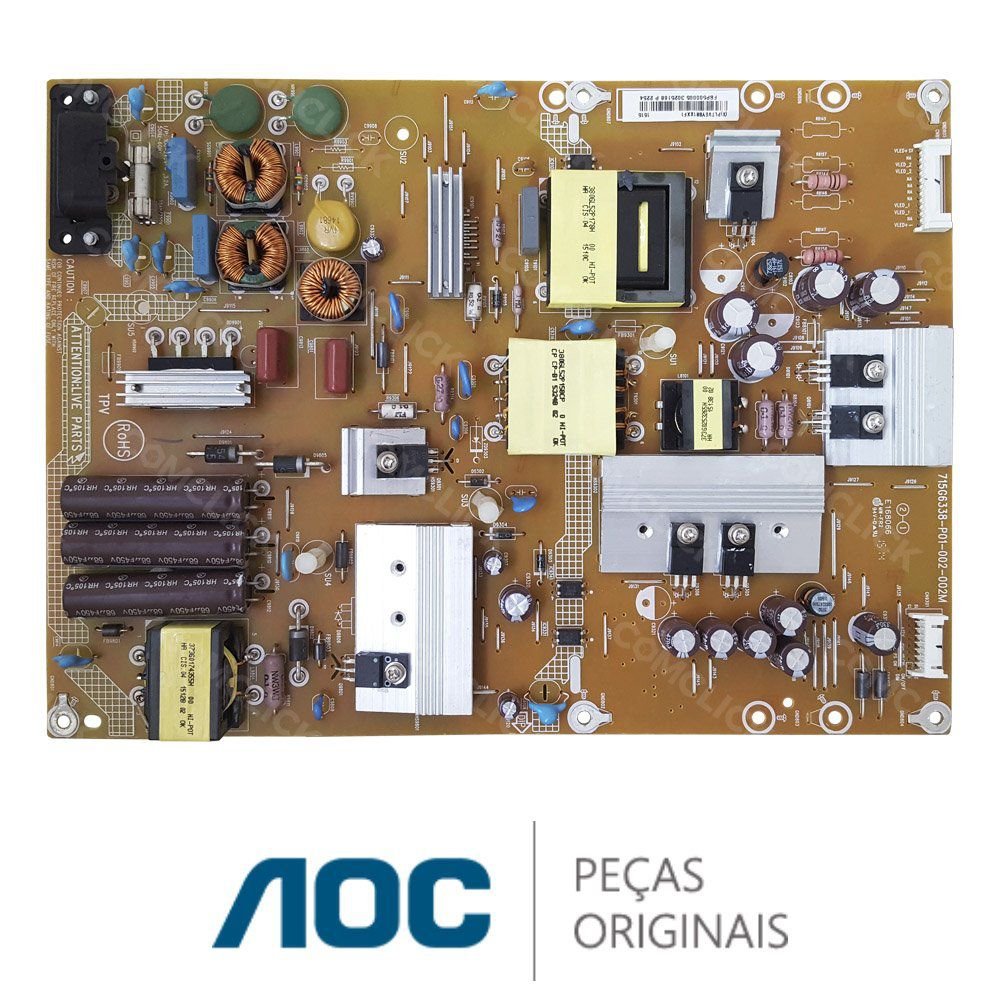 Placa Fonte 715G6338-P01-002-002M TV AOC LE50D1452