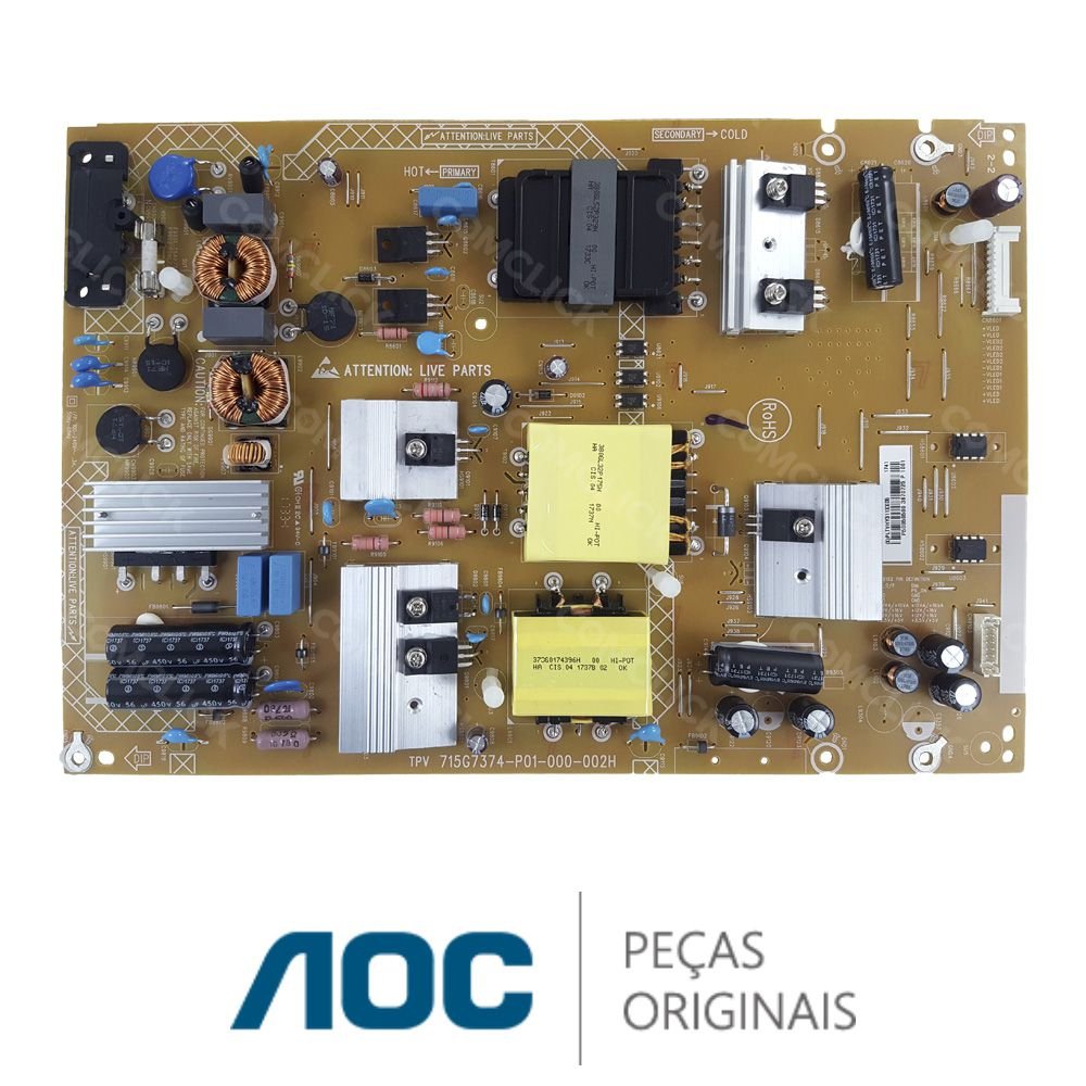Placa Fonte 715G7374-P01-000-002H TV AOC LE50U7970