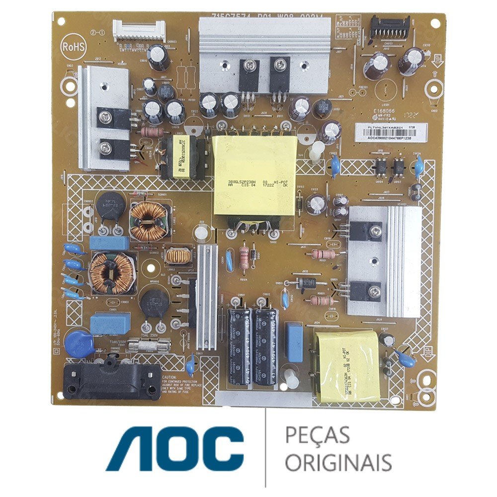 Placa Fonte 715G7574-P01-W08-002M TV AOC LE43S5977