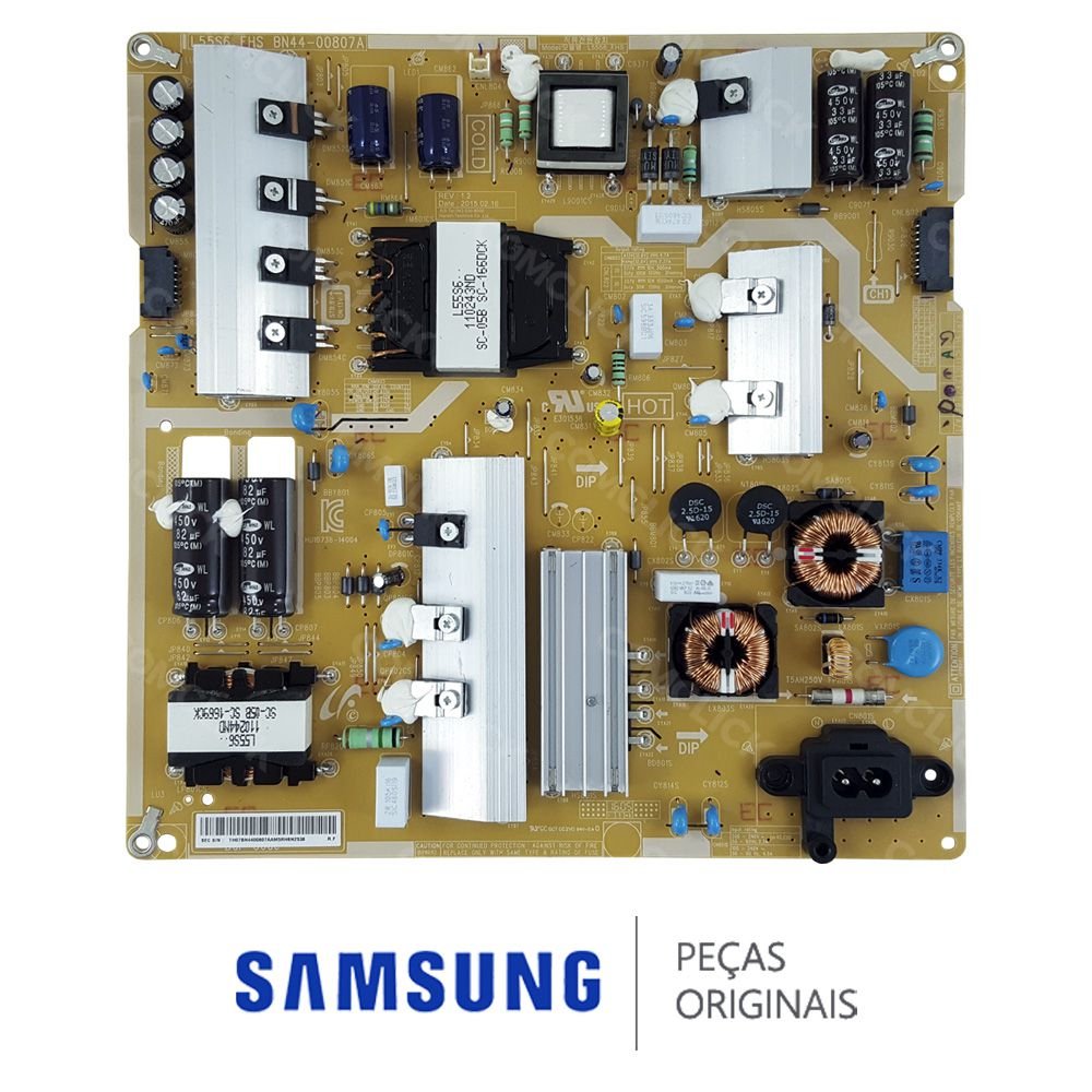 Placa Fonte BN44-00807A TV Samsung UN48JU6500G UN50MU6100G UN55KU6000G