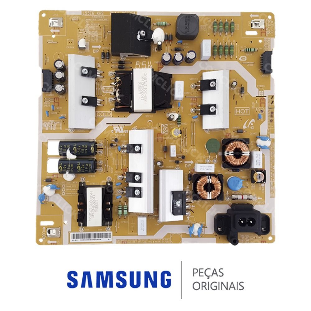 Placa Fonte BN44-00876A TV Samsung LH55WMHPTWC UN49KU6400G UN49KU6500G UN55KU6400G UN55MU6400G