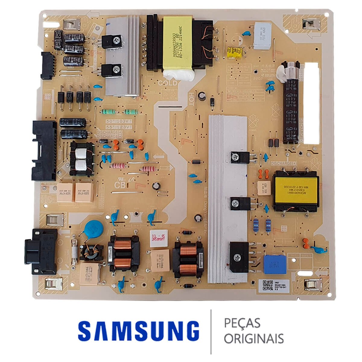 Placa Fonte BN44-01100G TV Samsung QN50Q60BA QN50Q60CA QN50Q65BA