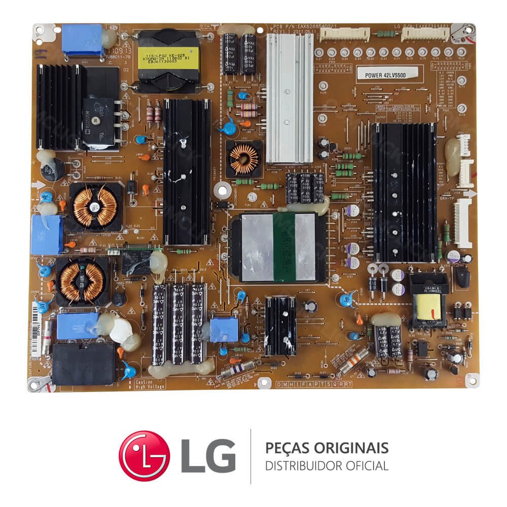 Placa Fonte EAX62865402 / EAY62169801 TV LG 42LW5700 47LV3730 47LW5700 47LW6500 (SEMINOVO)