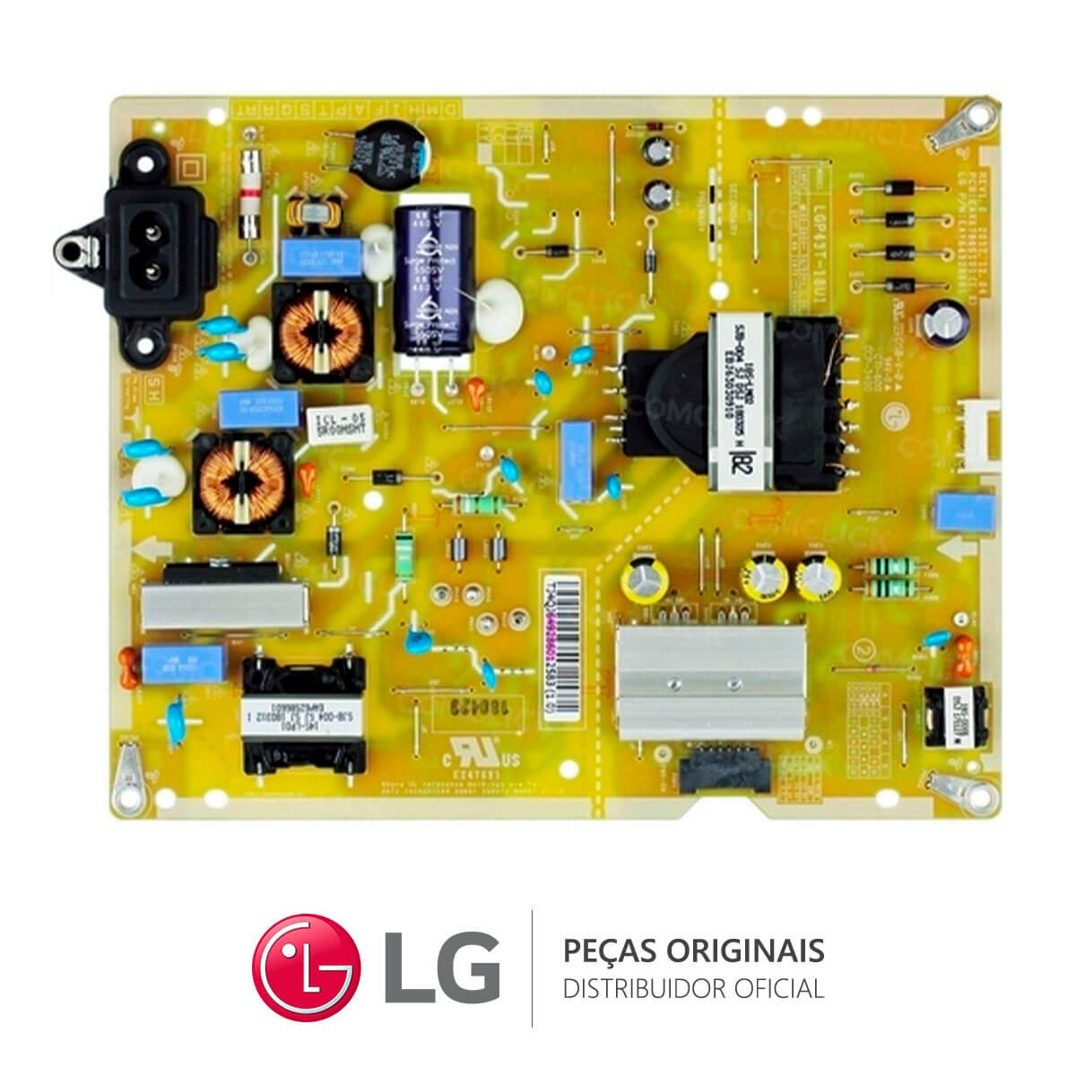Placa Fonte EAX67865101 EAY64928601 LGP43T-18U1 TV LG 43UK6510PSF 43UK6520PSA