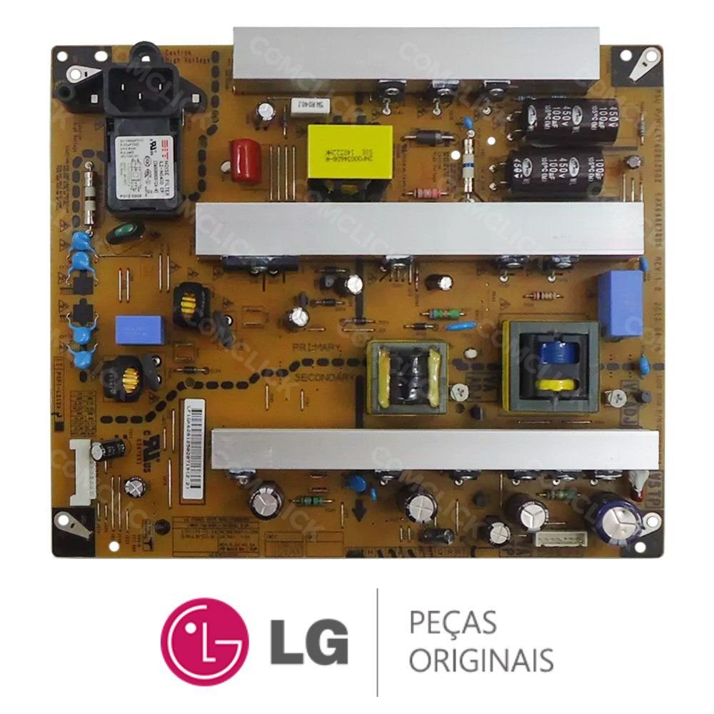 Placa Fonte EAY62812502 / EAY62812501 TV LG 50PH4700, 50PH470H, 50PN4500