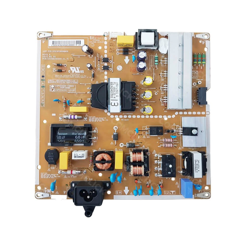 Placa Fonte EAY63630601 / EBR80499101 / EAX66203001 TV LG 42LX330C, 42LF6200, 42LX330H