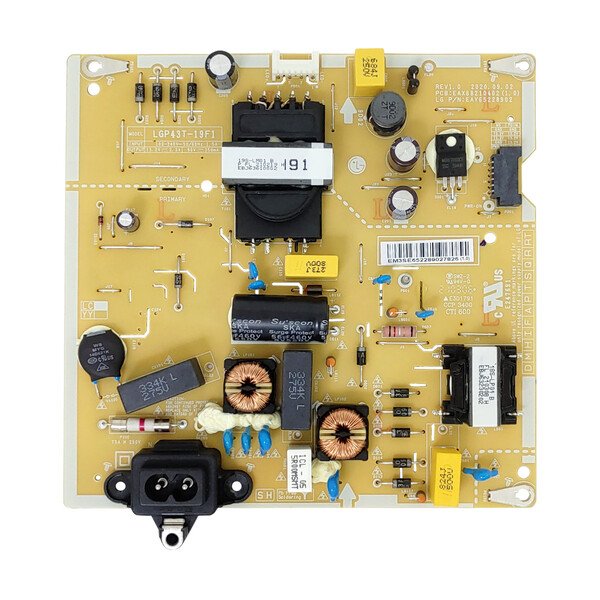 Placa Fonte EAY65228901 EAY65228902 TV LG 43LM6300PSB 43LM631C0SB