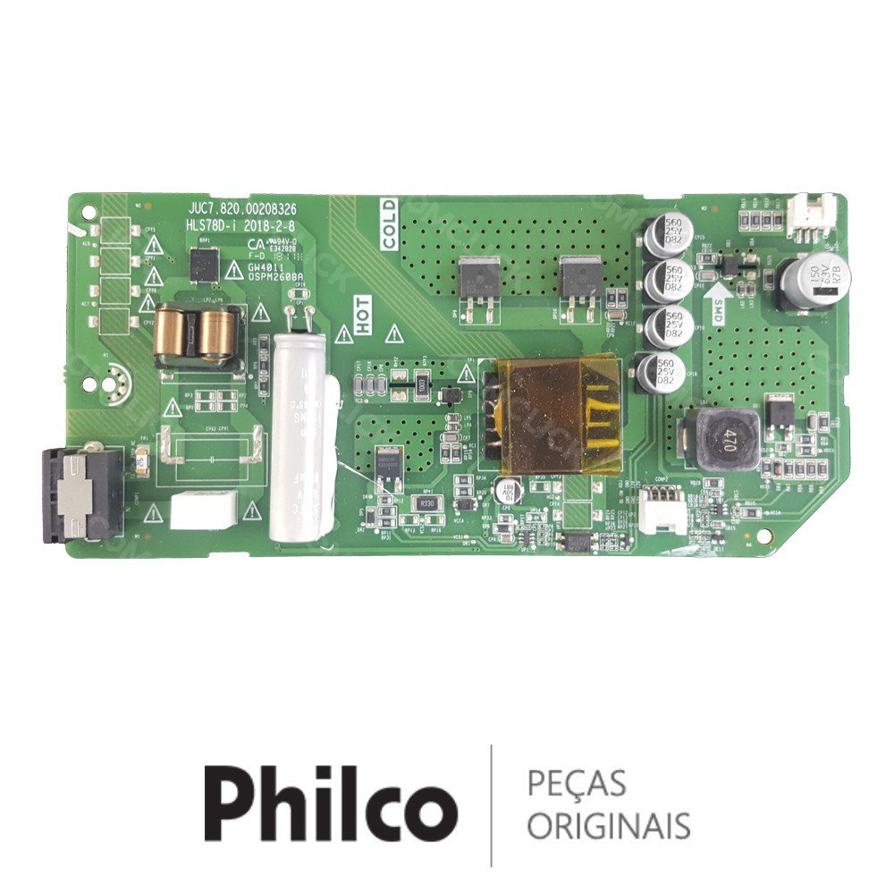 Placa Fonte JUC7.820.00208326 / 721045 TV Philco PTV28G50SN PTV32G50D PTV32G50SN PTV32G50SNS
