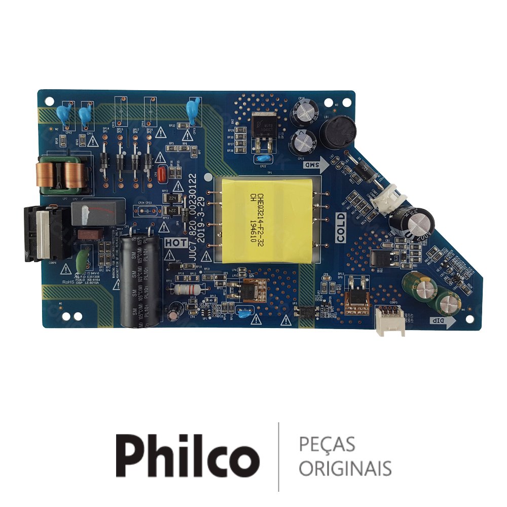 Placa Fonte JUC7.820.00230122 TV Philco PTV39G50D PTV39G60S PTV40G60SNBL PTV43G50SN PTV43N5CG70BLF