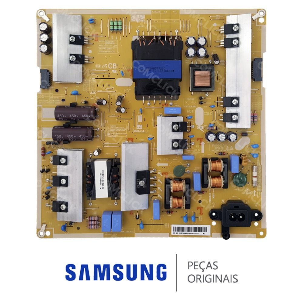 Placa Fonte L55S5_FDYV BN96-35336A para TV Samsung UN48JU6000G, UN48JU6020G, UN55JU6000G