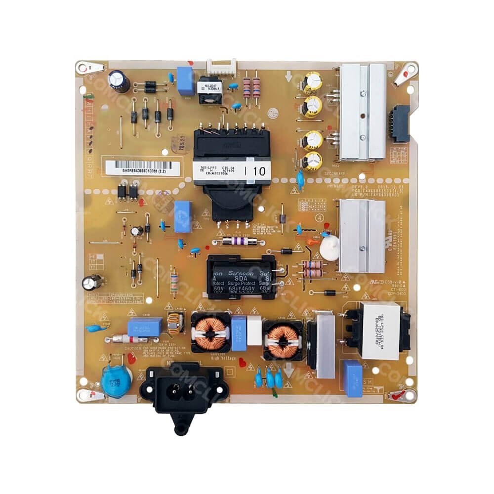 Placa Fonte LGP43LIU-16CH1 EAX66883501 / EAY64388801 TV LG 43UH6000, 43UH6100