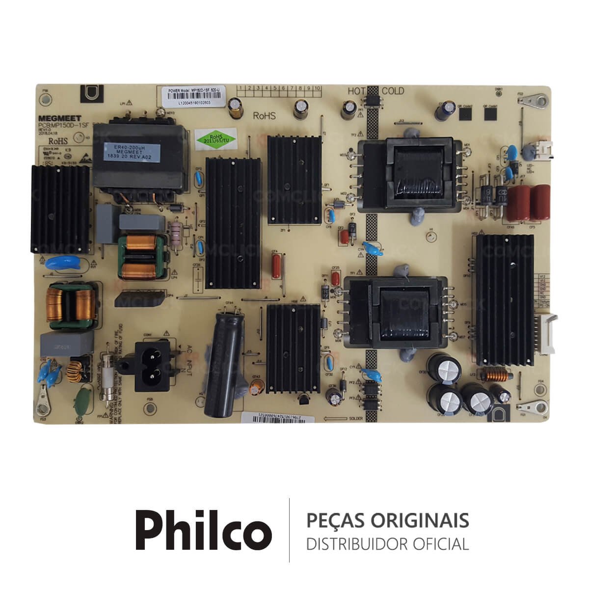 Placa Fonte MP150D-1SF 520U 721736 TV Philco PTV55Q50SNS