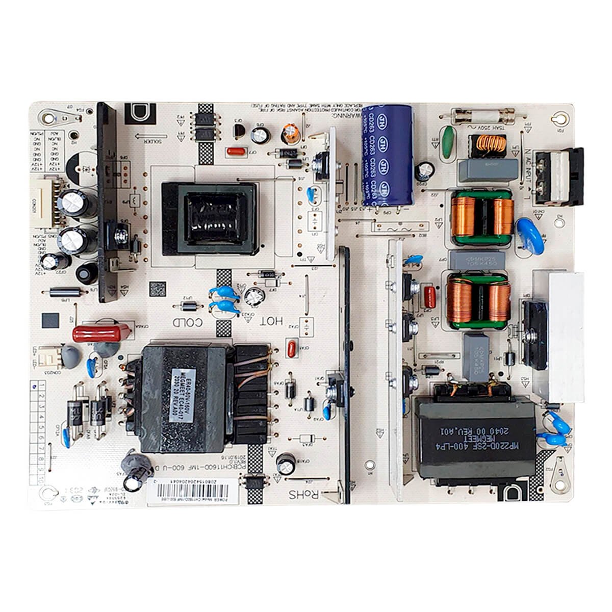 Placa Fonte TV Philco CH1160D-1MF600-UBE-2 PTV58G70RCBL PTV58G7UR2CSBL