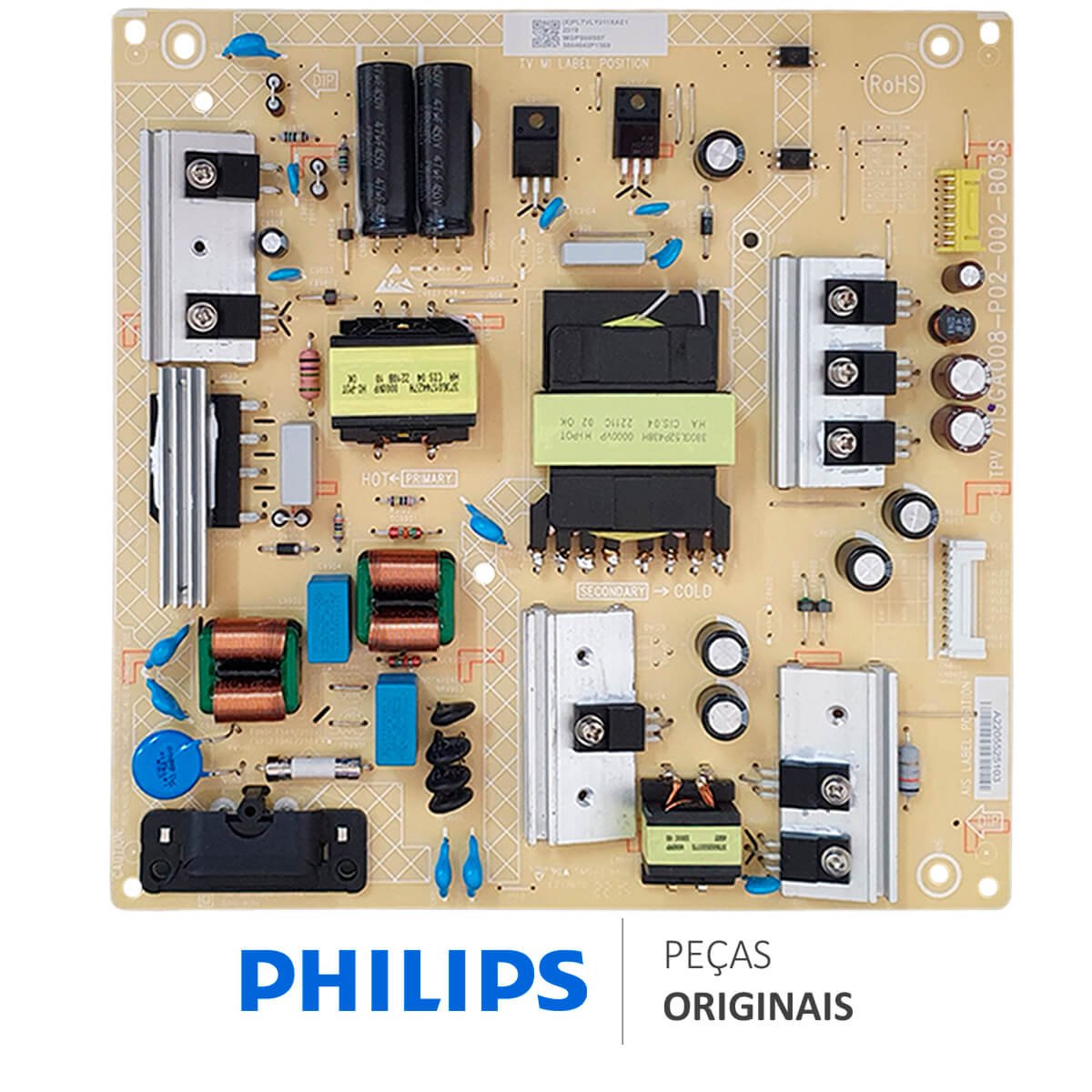 Placa Fonte TV Philips 715GA008-P02-002-B03S 50PUG7907