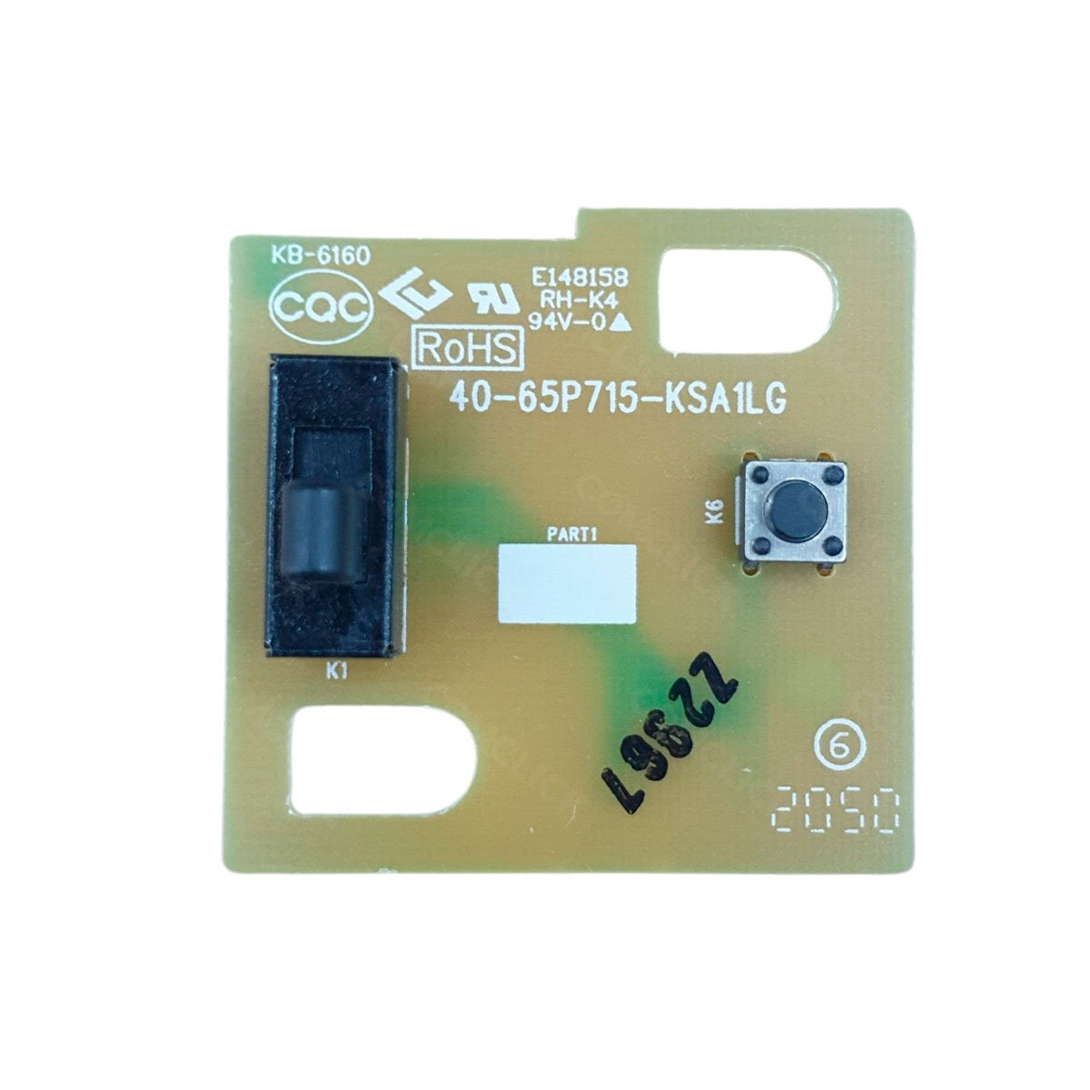 Placa Função Botão Power TV TCL 40-65P715-KSA1LG 75P715