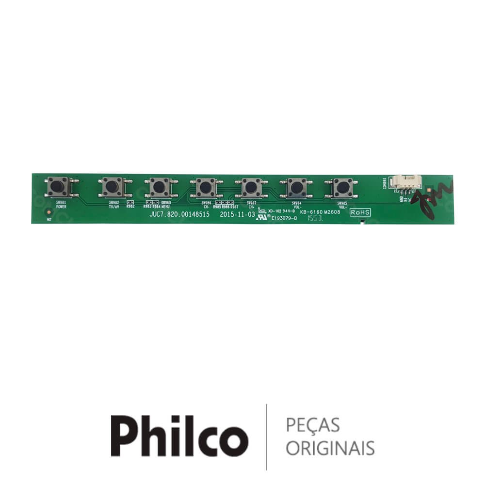 Placa Função JUC7.820.00148515 Tv Philco PH28D27D