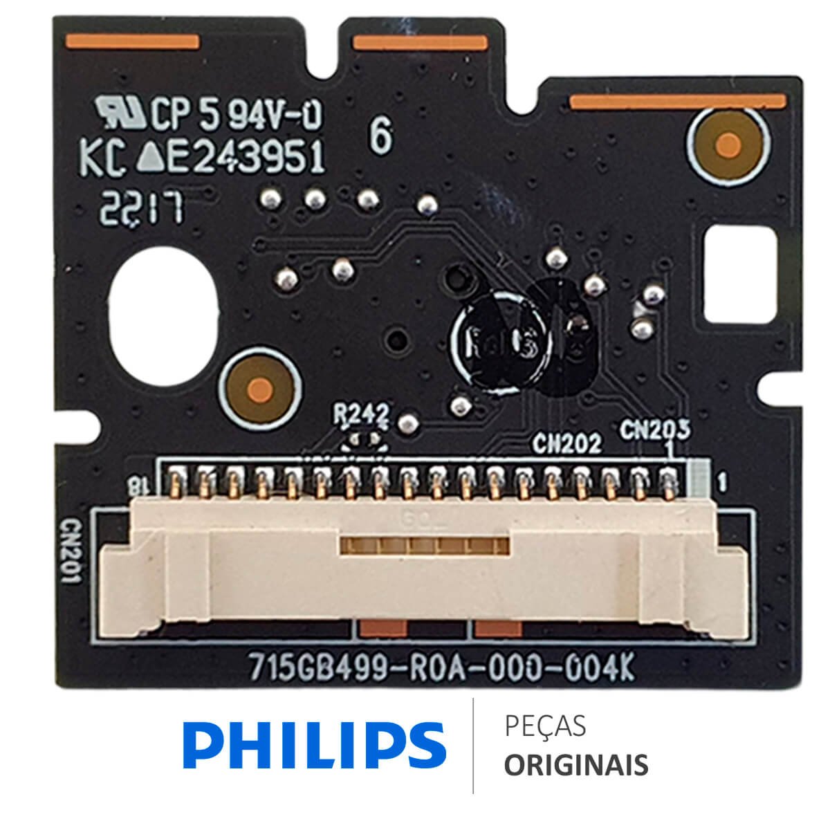 Placa Função / Sensor IR TV Philips 715GB499-R0A-000-004K 50PUG7907