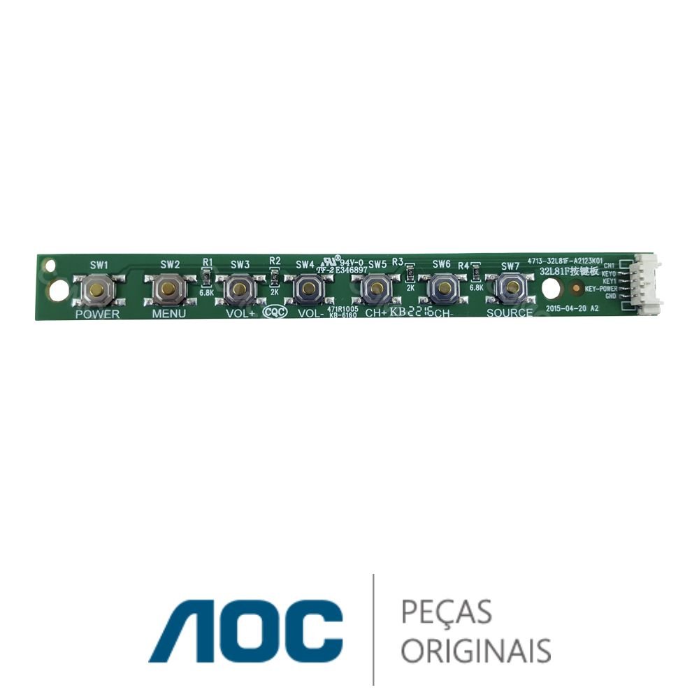 Placa Função / Teclado Tv AOC LE32H1465/25