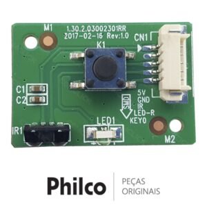 Placa IR / Botão Power (Liga / Desliga) TV Philco PH55A16DSGWA PTV65A16SA