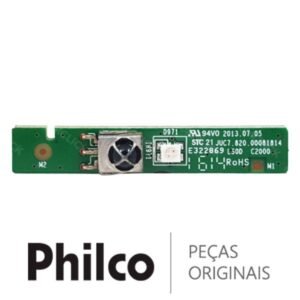 Placa IR / Receptora do Controle JUC7.820.00081814 TV Philco PH32U20DG, PH32U20DSG, PH32U20DSGW