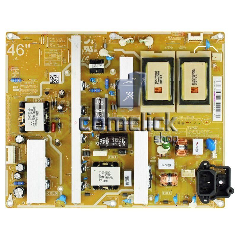 Placa PCI Fonte I46F1_AHS para TV Samsung LN46C530F1M, LN46C550J1M, LN46C650L1M