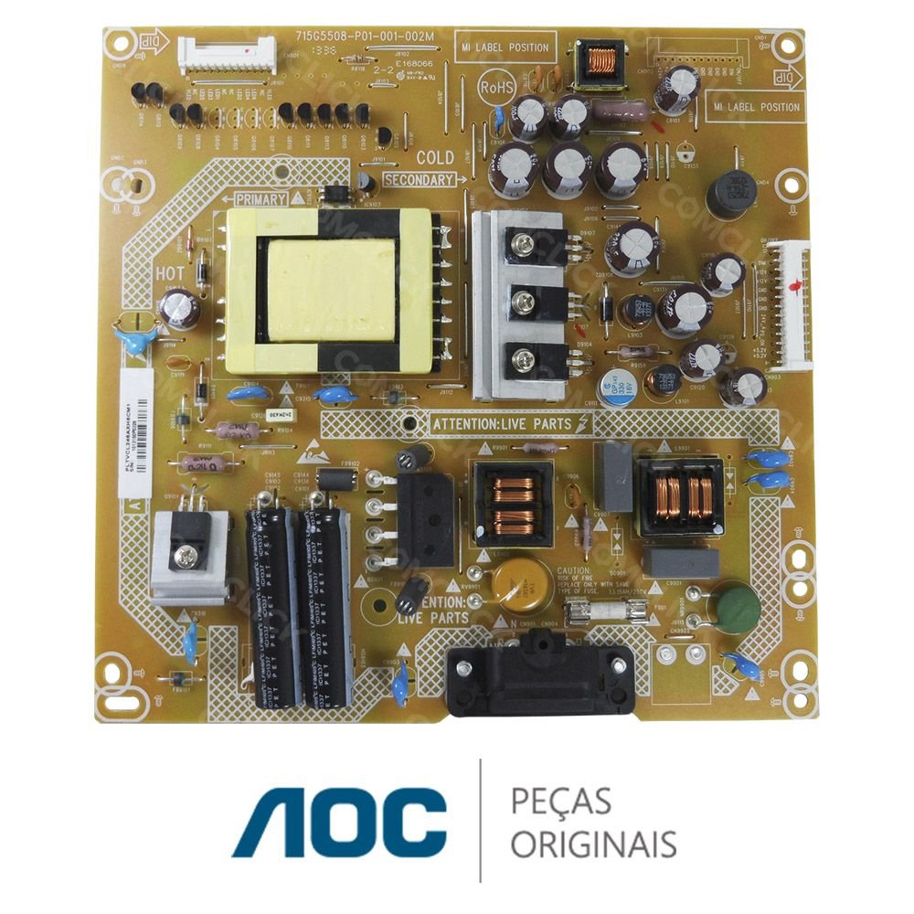 Placa PCI Fonte para TV AOC LE32D3330, T2965MS