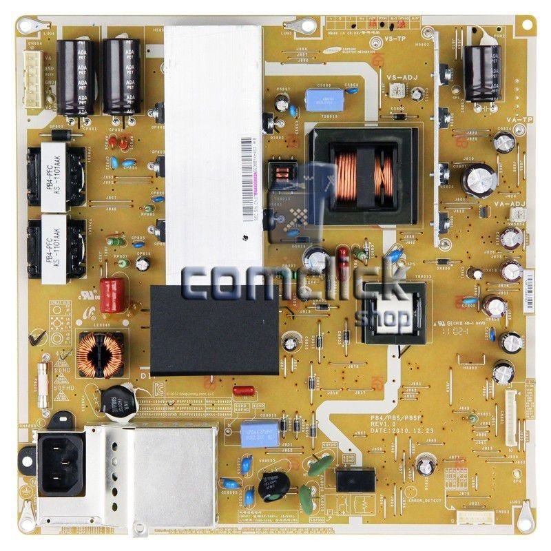 Placa PCI Fonte para TV Samsung PL43D450A2GXZD, PL43D451A3GXZD, PL43D490A1GXZD, PL43D491A4GXZD