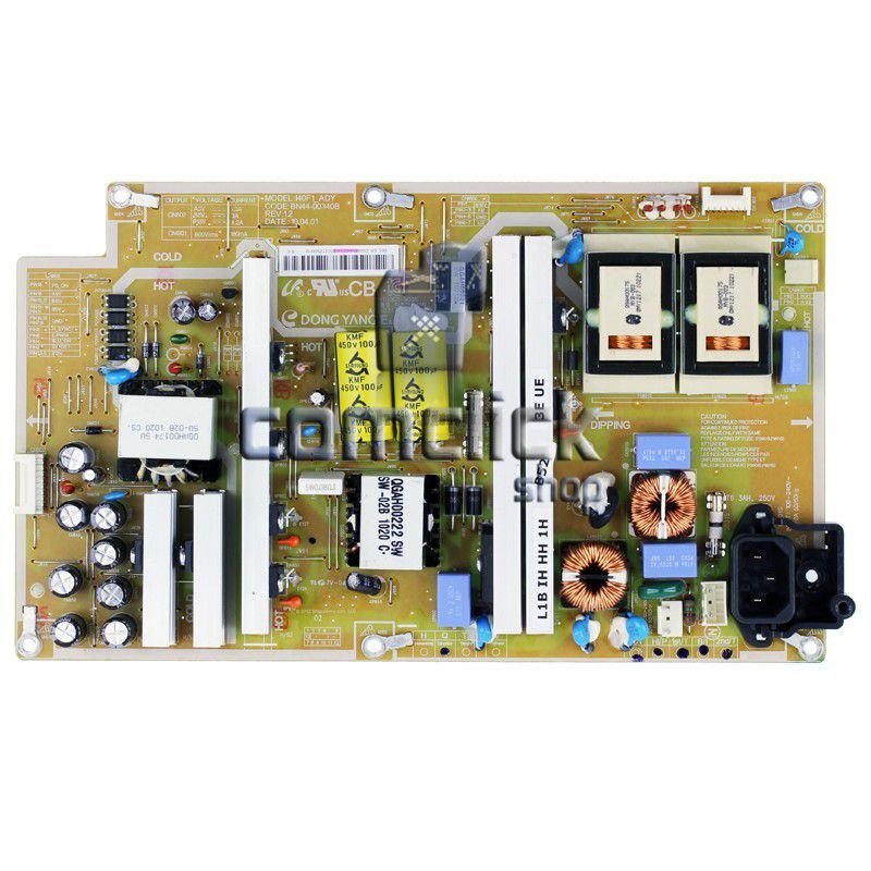 Placa PCI Fonte PSIV231510A para TV Samsung LN40C530F1M, LN40C550J1M, LN40C630K1M, LN40C650L1M
