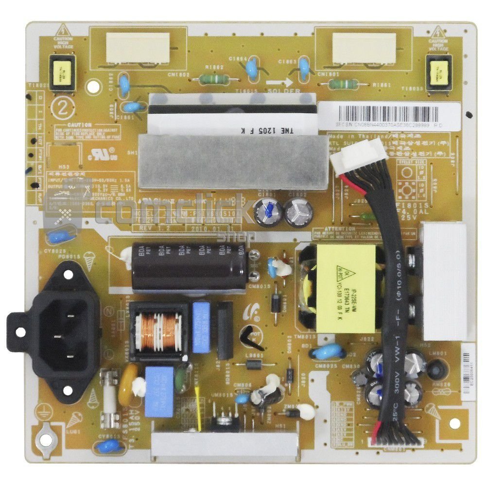 Placa PCI Fonte PSIV680510B para TV Samsung LN22C450E1MXZD