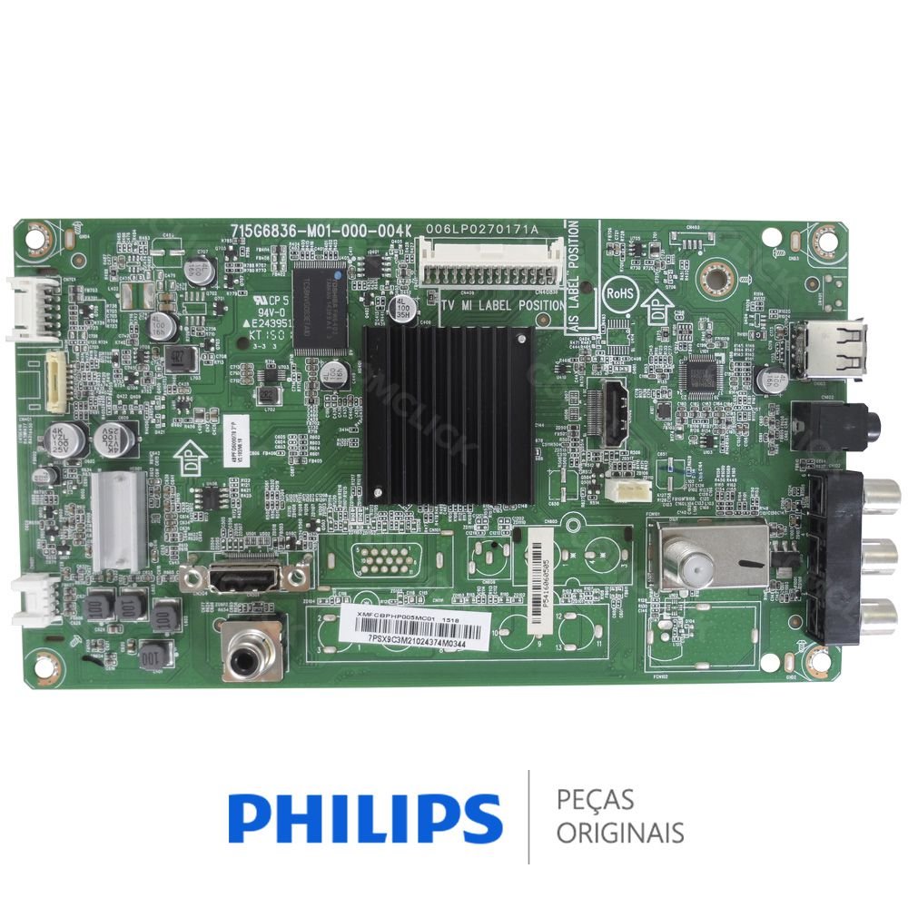 Placa PCI Principal para TV Philips 40PFG5000/78