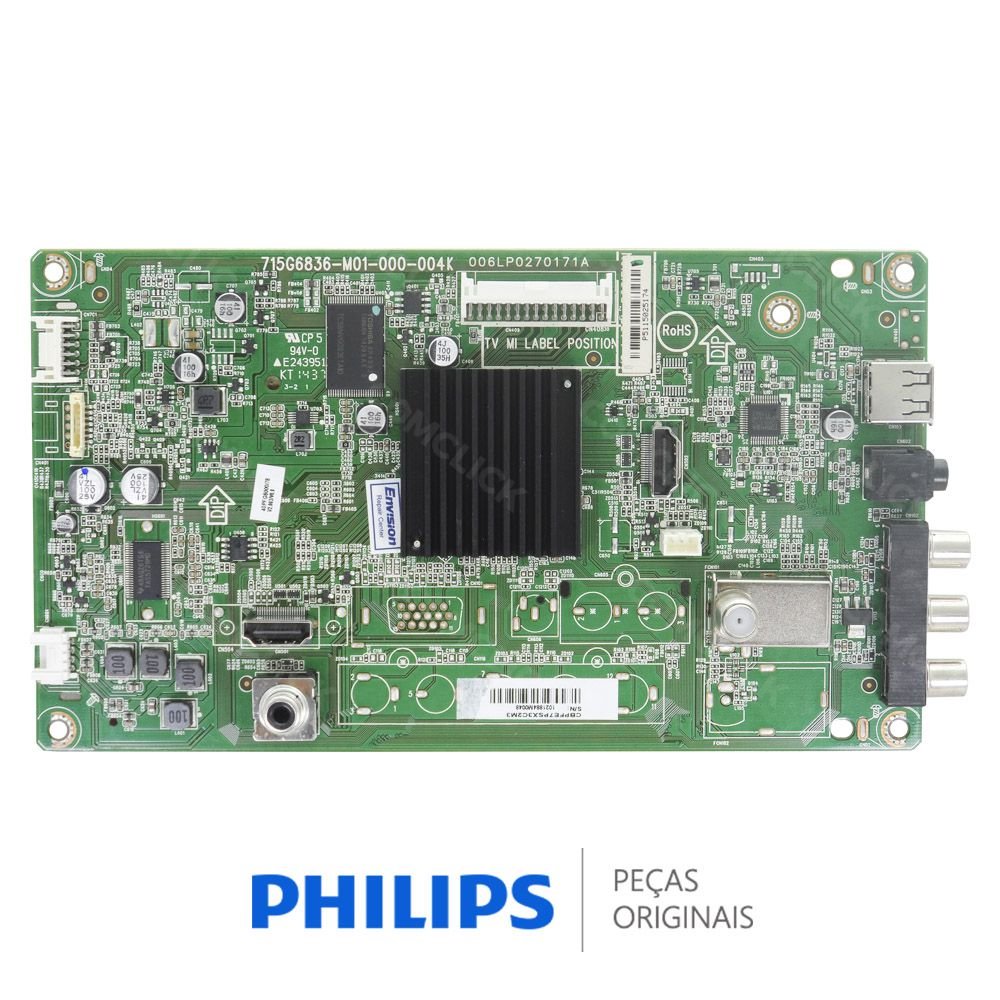 Placa PCI Principal para TV Philips 40PFG5000/78