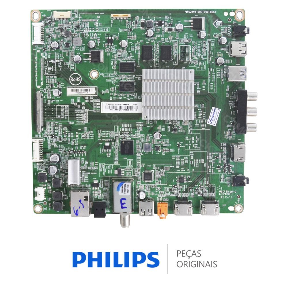Placa PCI Principal para TV Philips 55PUG6700/78