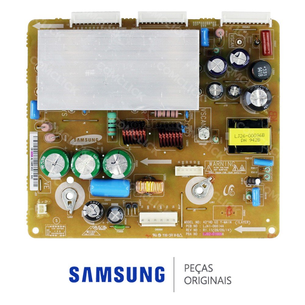 Placa PCI Y-MAIN LJ41-06614A para TV Samsung PL42A450P1, PL42B450B1, PL42C91HX, PL42E91HX