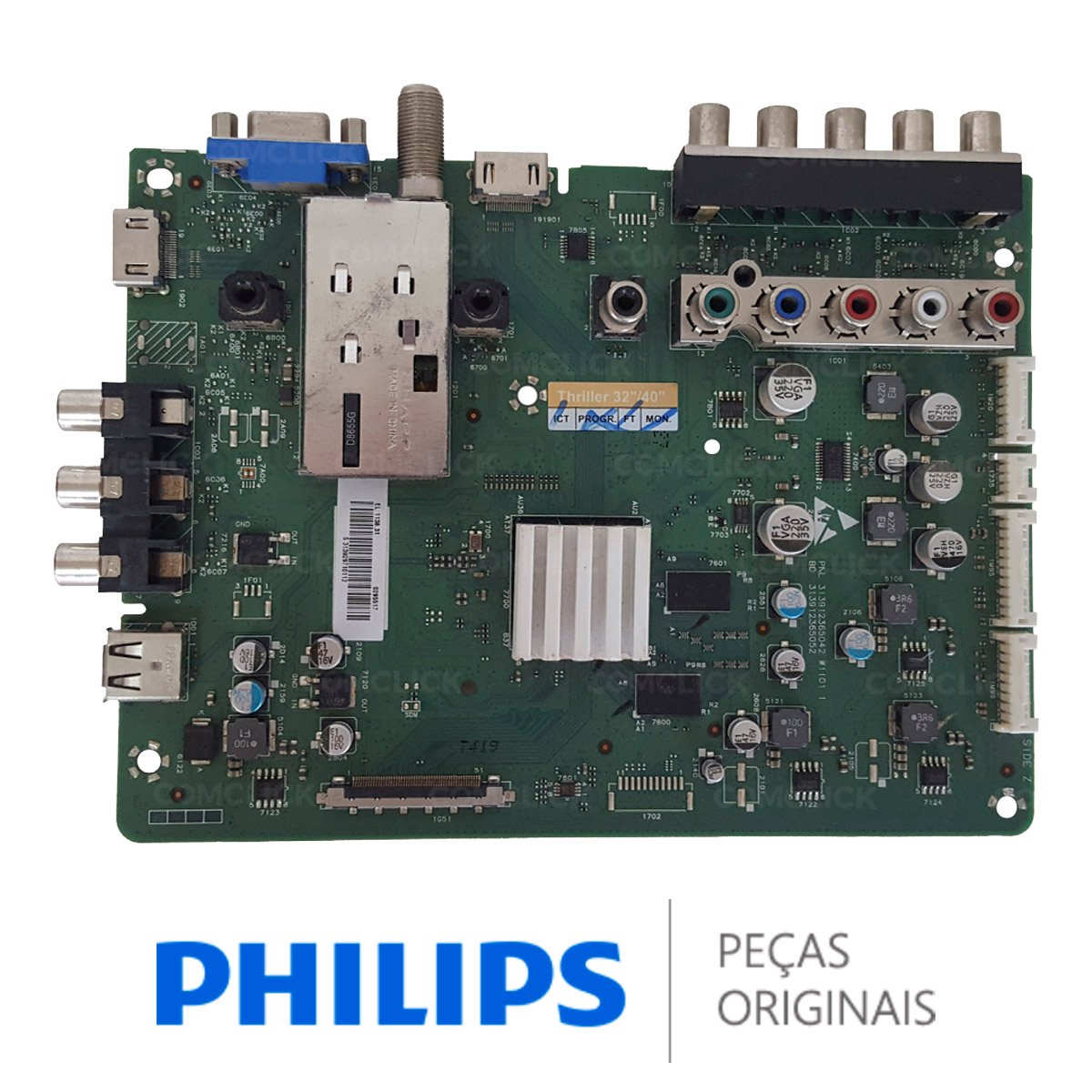 Placa Principal 313912365042 S313929710112 TV Philips 32PFL3606D/78 40PFL3606D/78 (SEMINOVO)