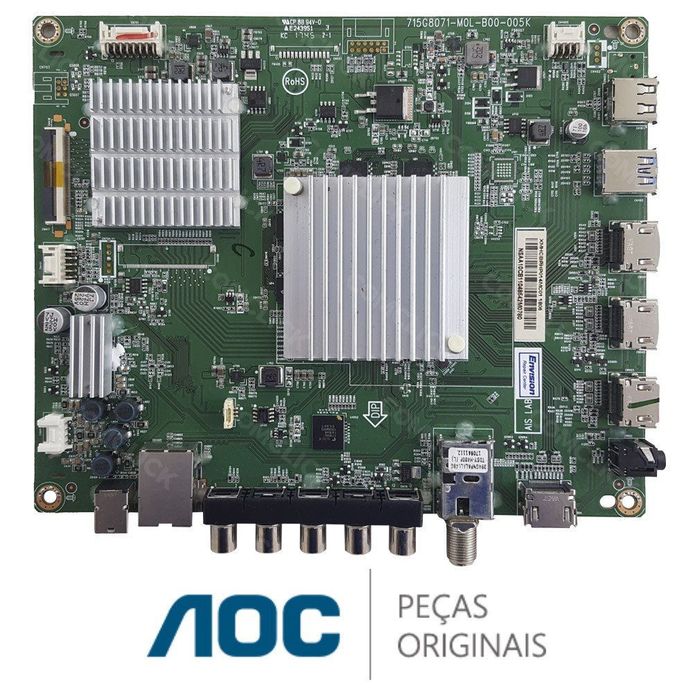 Placa Principal 715G8071-M0L-B00-005K TV AOC LE50U7970S
