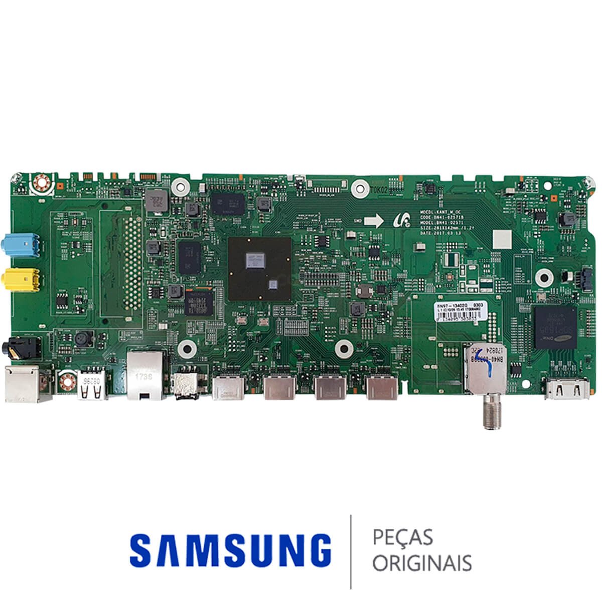 Placa Principal do One Connect BN41-02571B TV Samsung QN65Q7FAMG Q7F