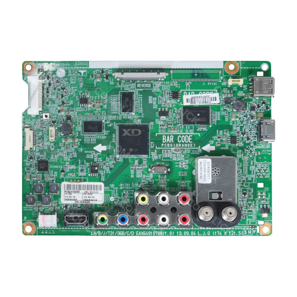 Placa Principal EAX64910708 (1.0) / EBU62016311 / EBT62418001 TV LG 39LN5400