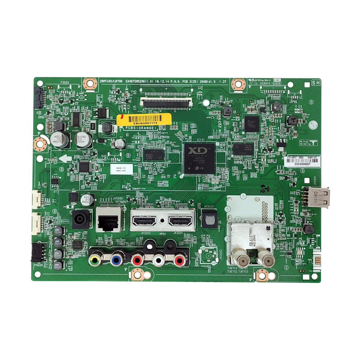Placa Principal EAX67285206 EBU64091114 EBU64028321 TV Monitor LG 24TL520S
