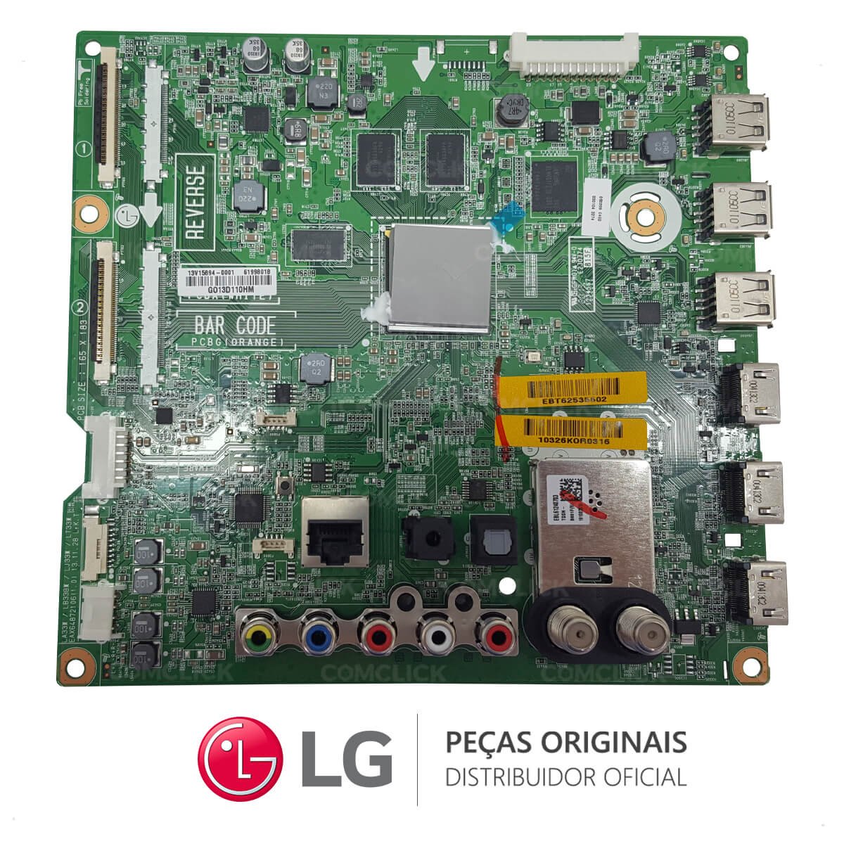 Placa Principal EBT62535602 EBU61998002 TV LG 55LA6610 55LA7400