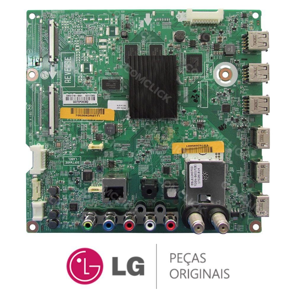Placa Principal EBT62695801 / EBU62117305 TV LG 39LA6200