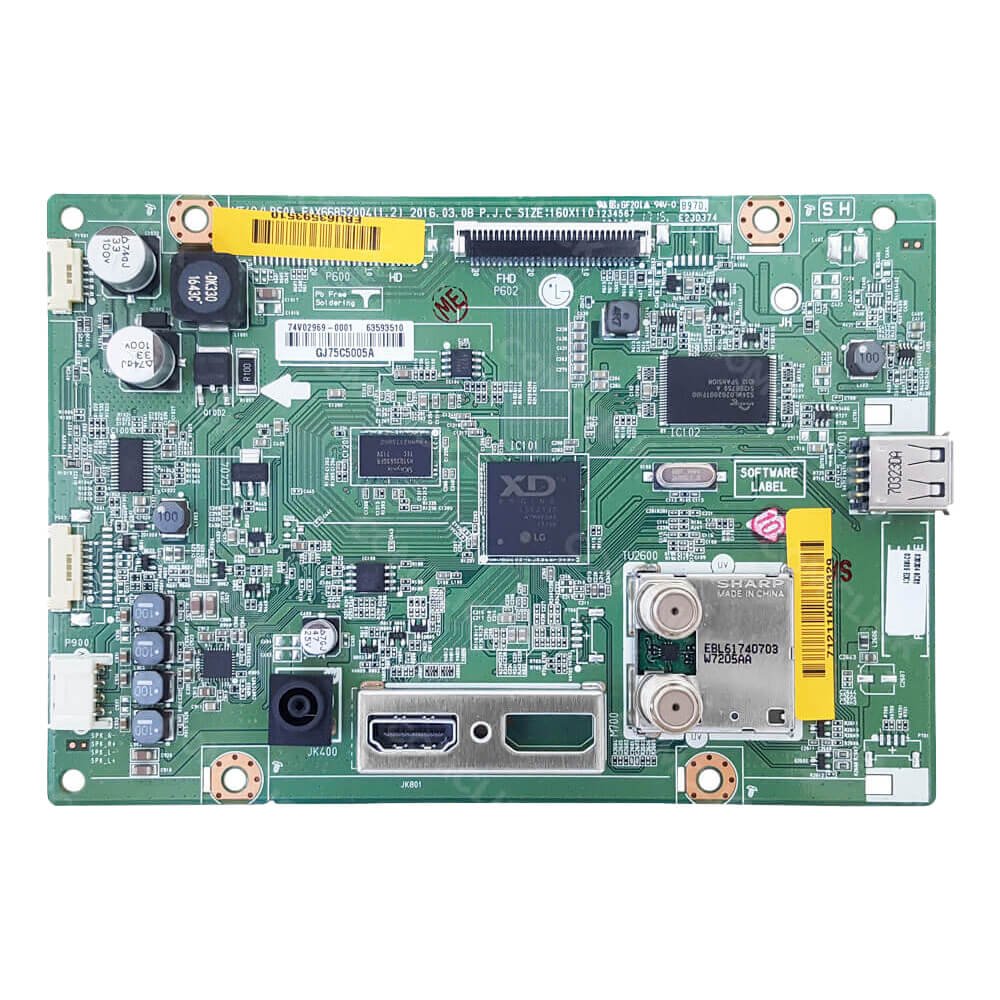 Placa Principal EBU63593510 / EBU63593511 Monitor LG 20MT48DF