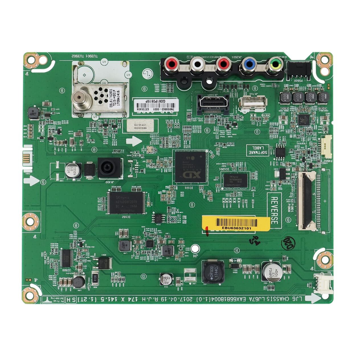 Placa Principal EBU63632101 / EBU63654702 / EAX66818003 TV LG 43LH5100, 43LH5150