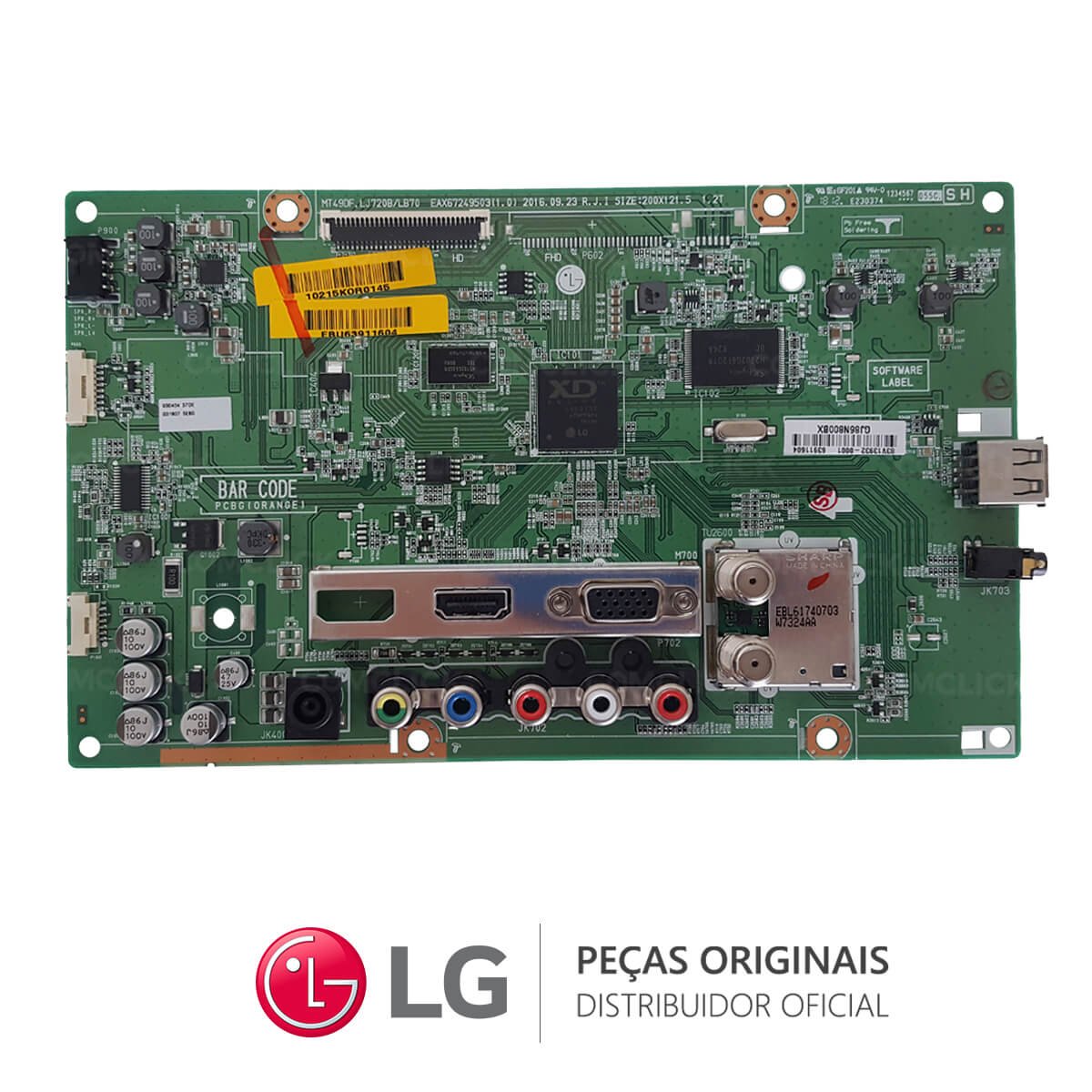 Placa Principal EBU63911604 / EBU63911608 TV Monitor LG 28LJ720B