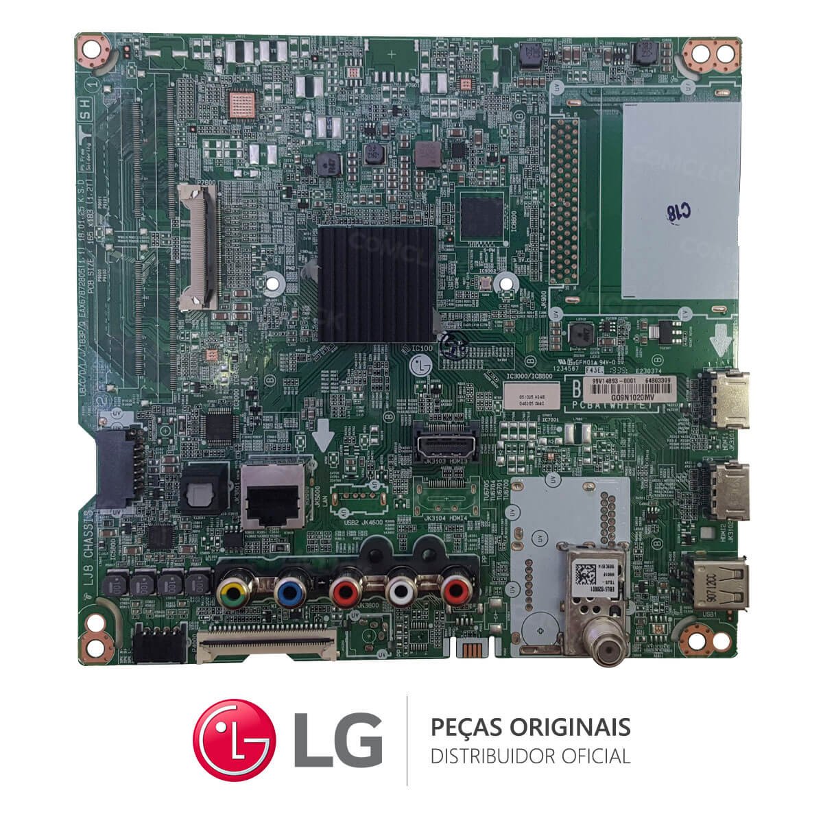 Placa Principal EBU64803309 / EBU64803306 TV LG 60UK6200PSA