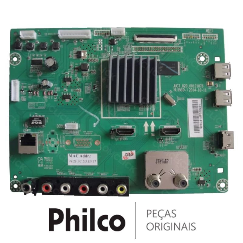 Placa Principal JUC7.820.00121876 para TV Philco PH51U20PSGW