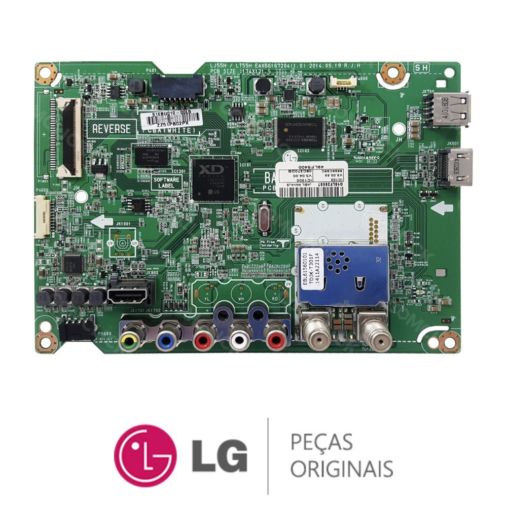 Placa Principal LJ55H EAX66167204 TV LG 49LF5400 (SEMINOVO)