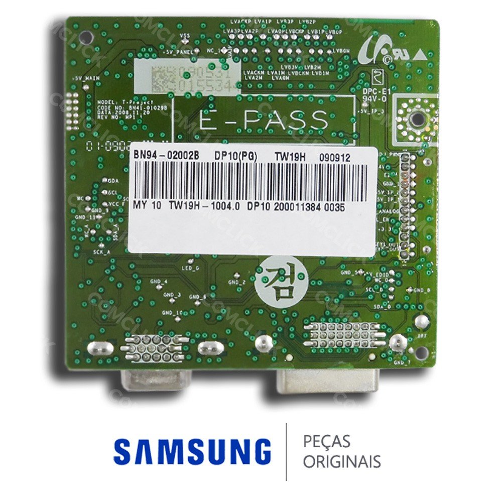 Placa Principal para Monitor Samsung LS19TWHSUVLZD, T190