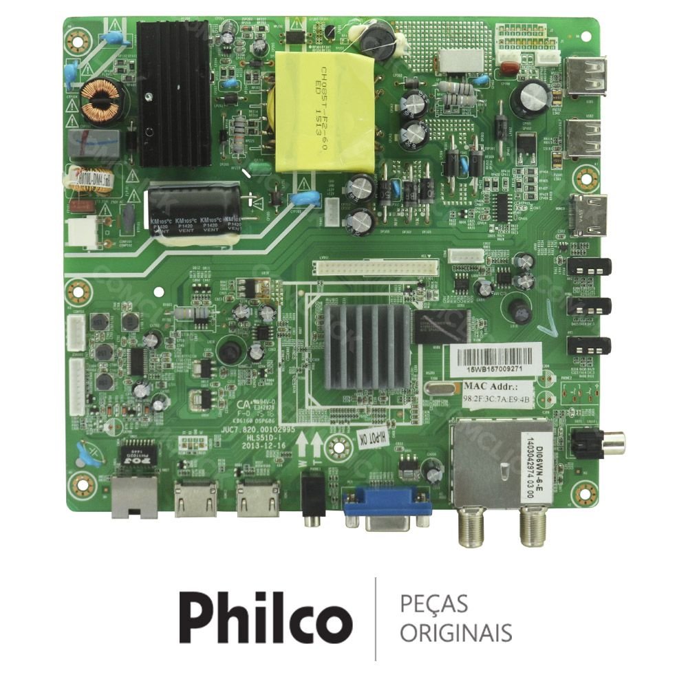 Placa Principal para TV Philco PH40U16DSG