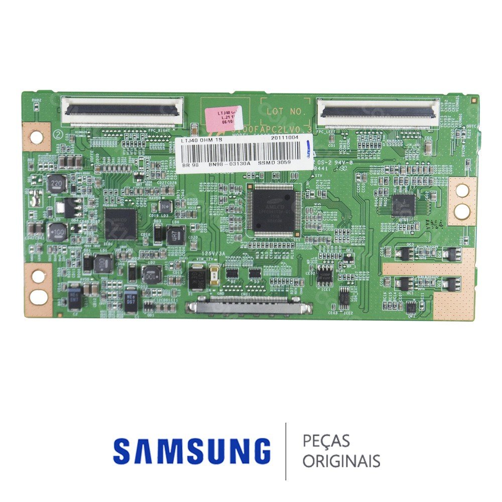 Placa T-CON BN95-00493A / BN98-03130A TV Samsung LH40MEPLGHL, UN40D5000PG, UN40D5003BG, UN40D5800VG